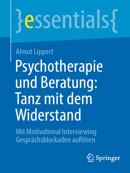 Title details for Psychotherapie und Beratung by Almut Lippert - Available